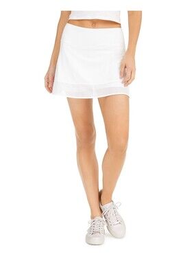 Ideology Womens Shadow-Stripe Skort Size XS